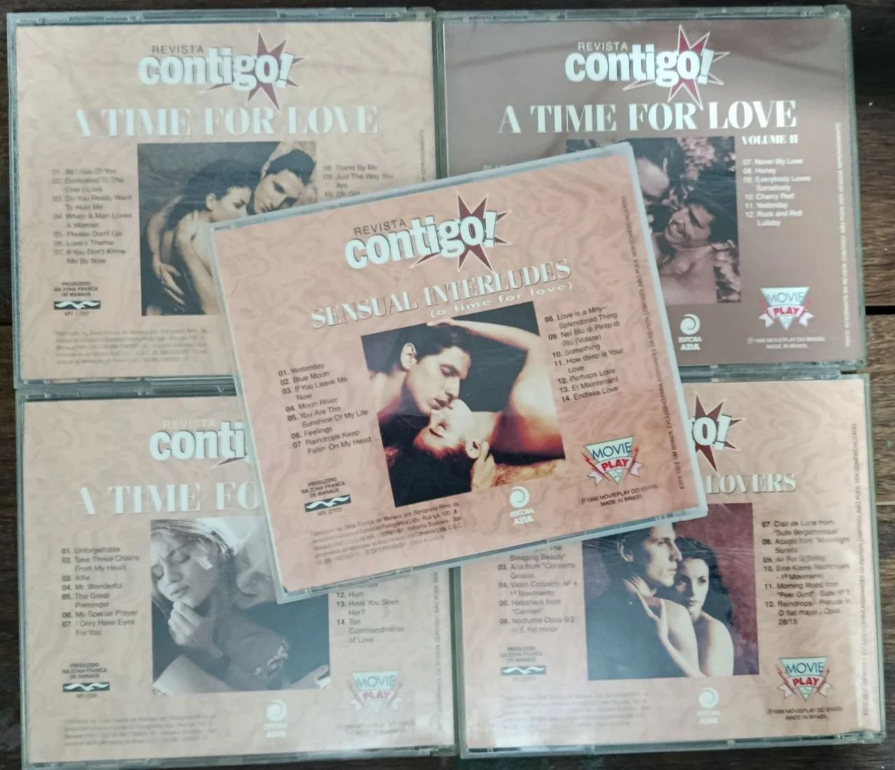 Lote com 5 CD's Românticos (Coleção Revista Contigo) - Foto 2
