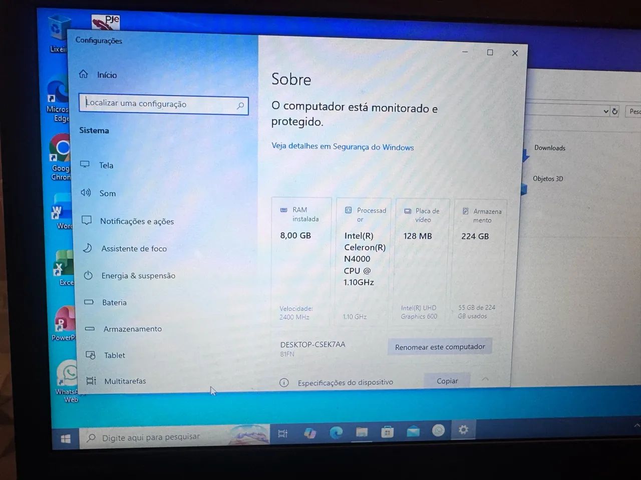 Notebook Lenovo 8GB 240 de Ssd  - Foto 2