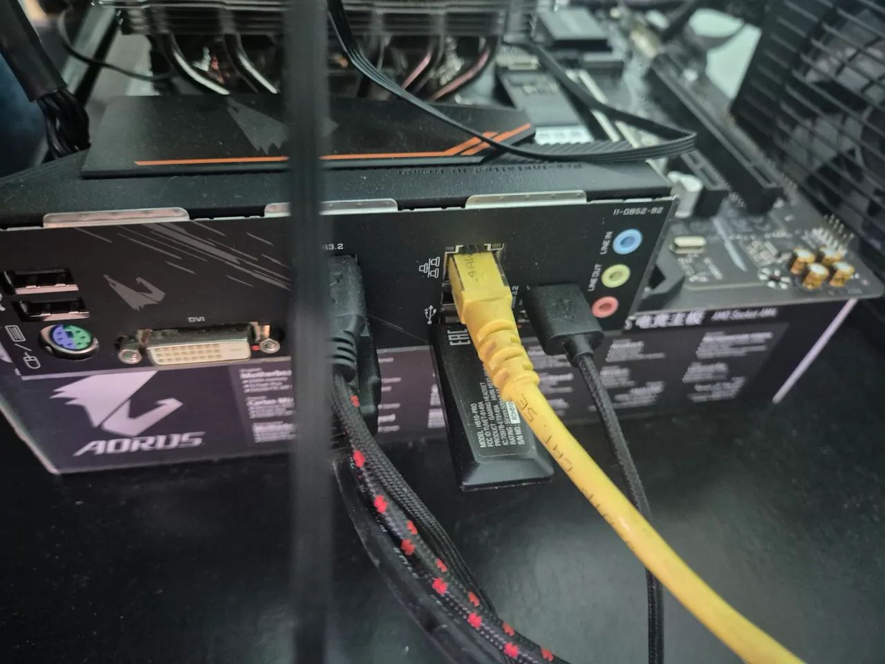 Kit am4 5500x3d b550 aorus elite + ssd m2 512gb - Foto 3