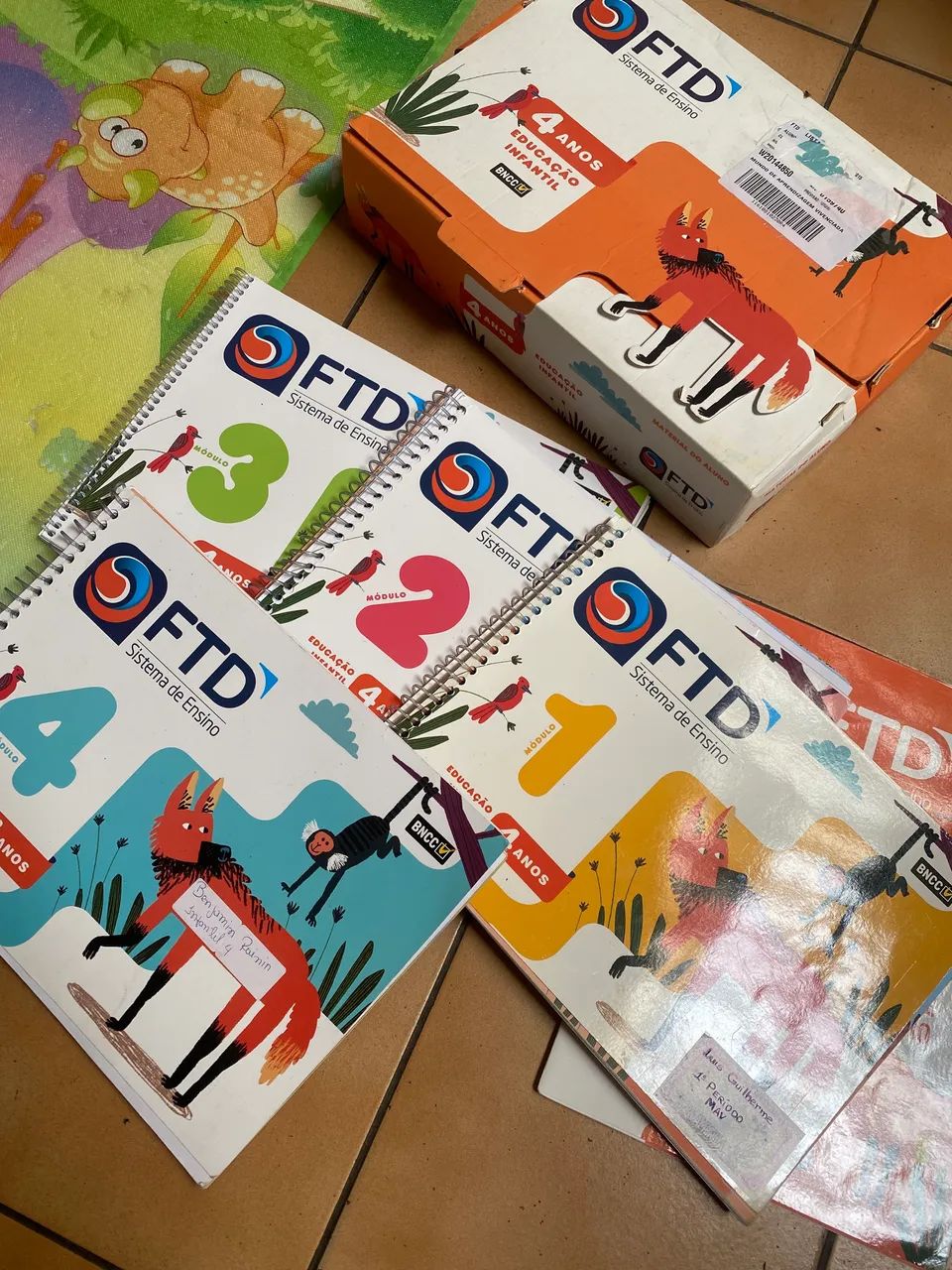 Livros FTD educação infantil 4