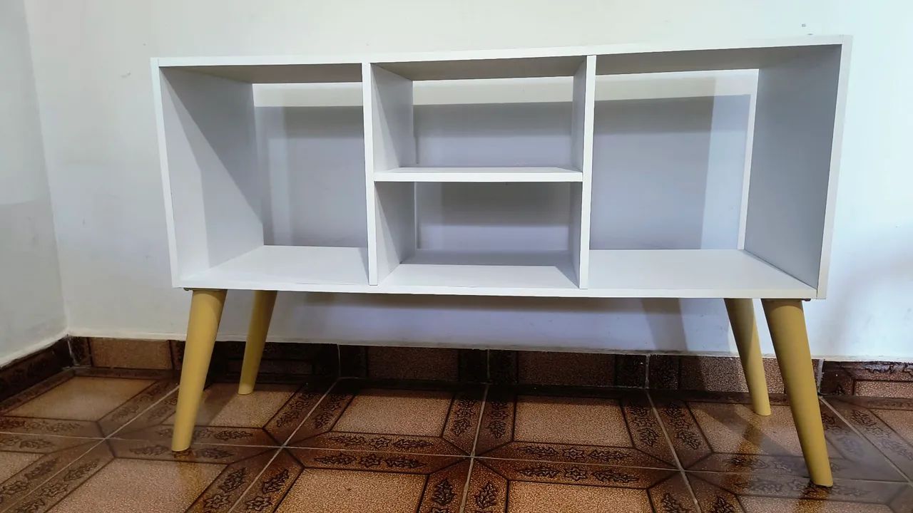 Rack para TV até 40 Polegadas Retrô Moderno para Sala e Quarto Compacto Noruega  - Foto 4