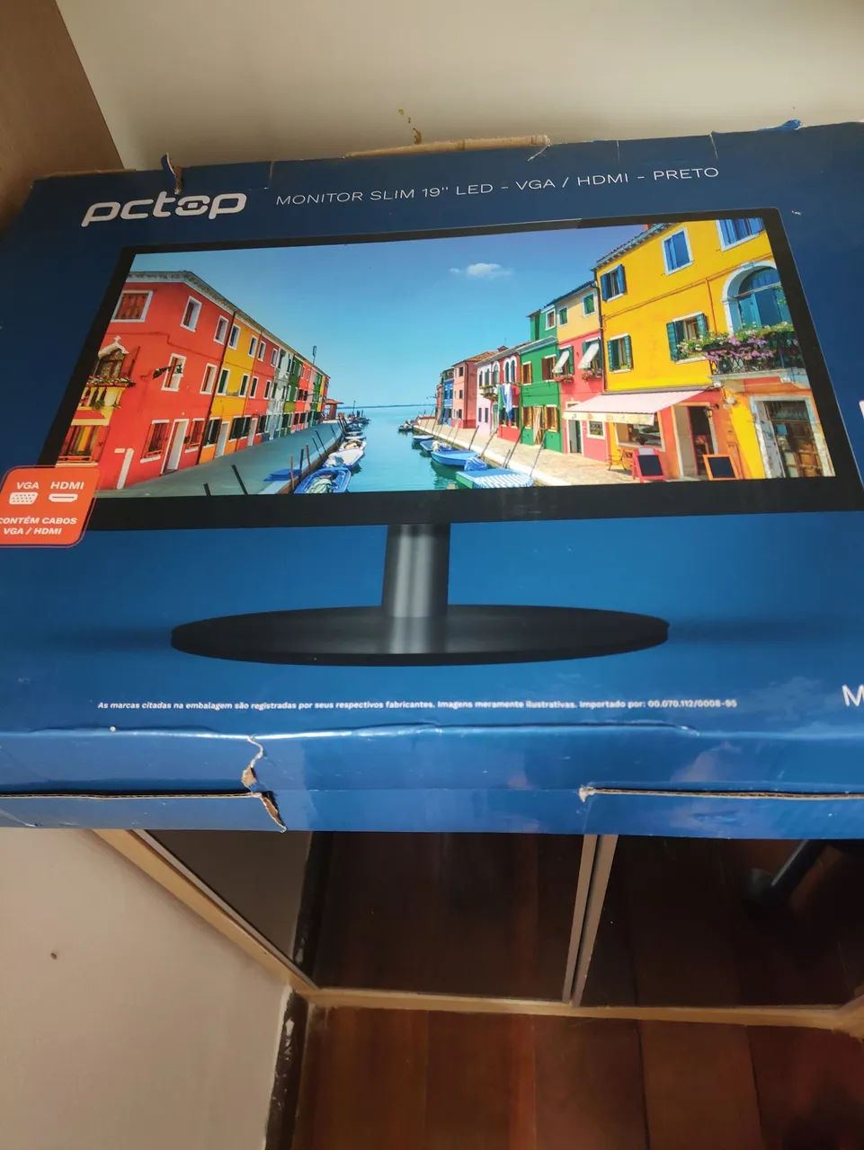 Monitor pctop slim 19 polegadas led