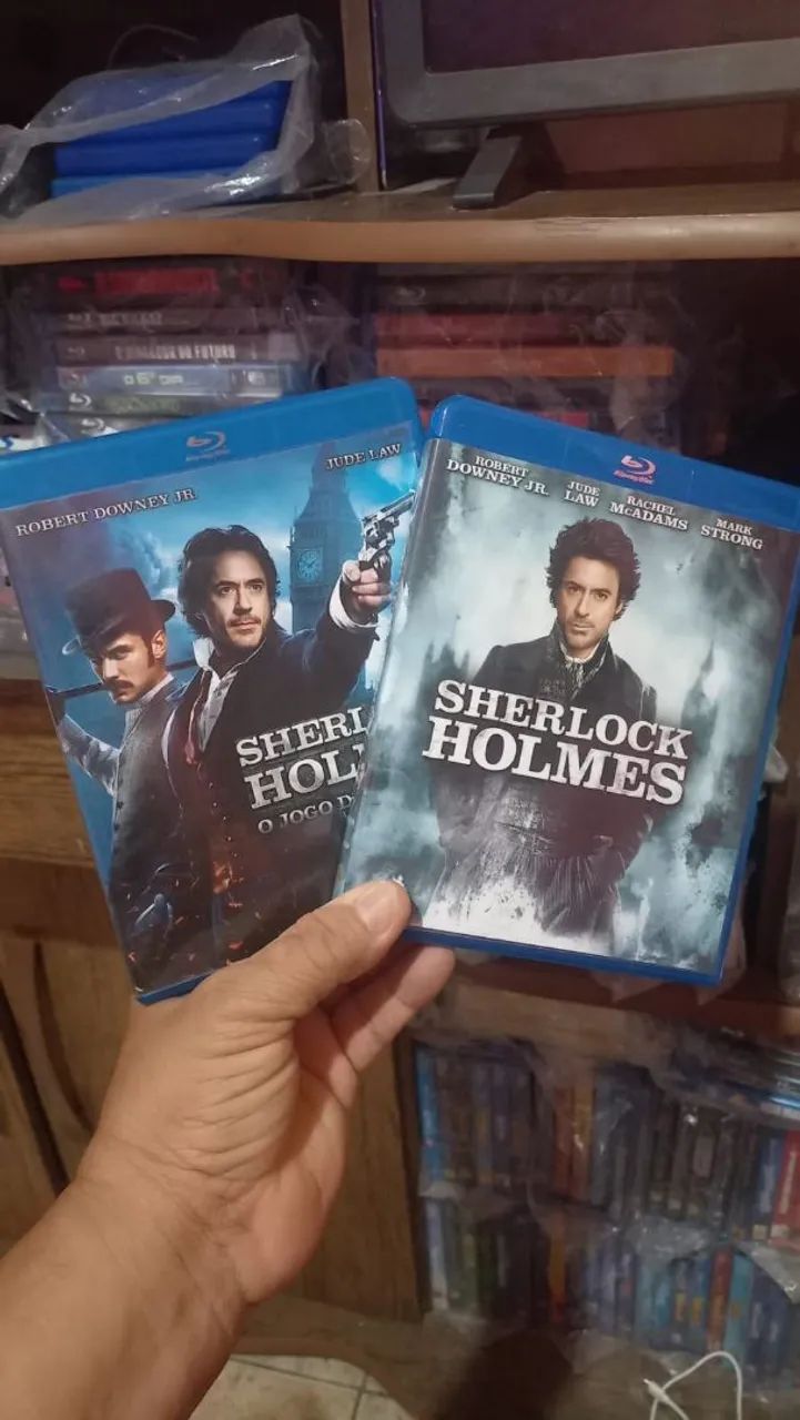 Filme Sherlock Holmes em blu-ray 