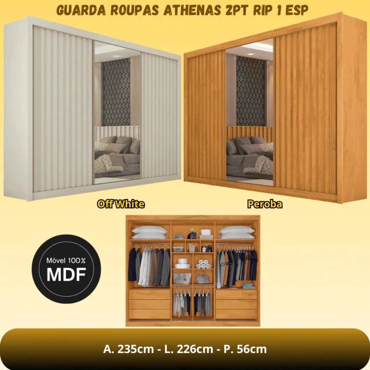 Guarda roupa Athenas 