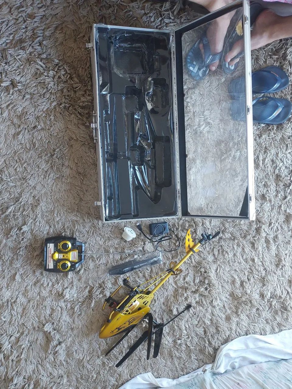 Helicóptero de controle remoto de ferro - Foto 3