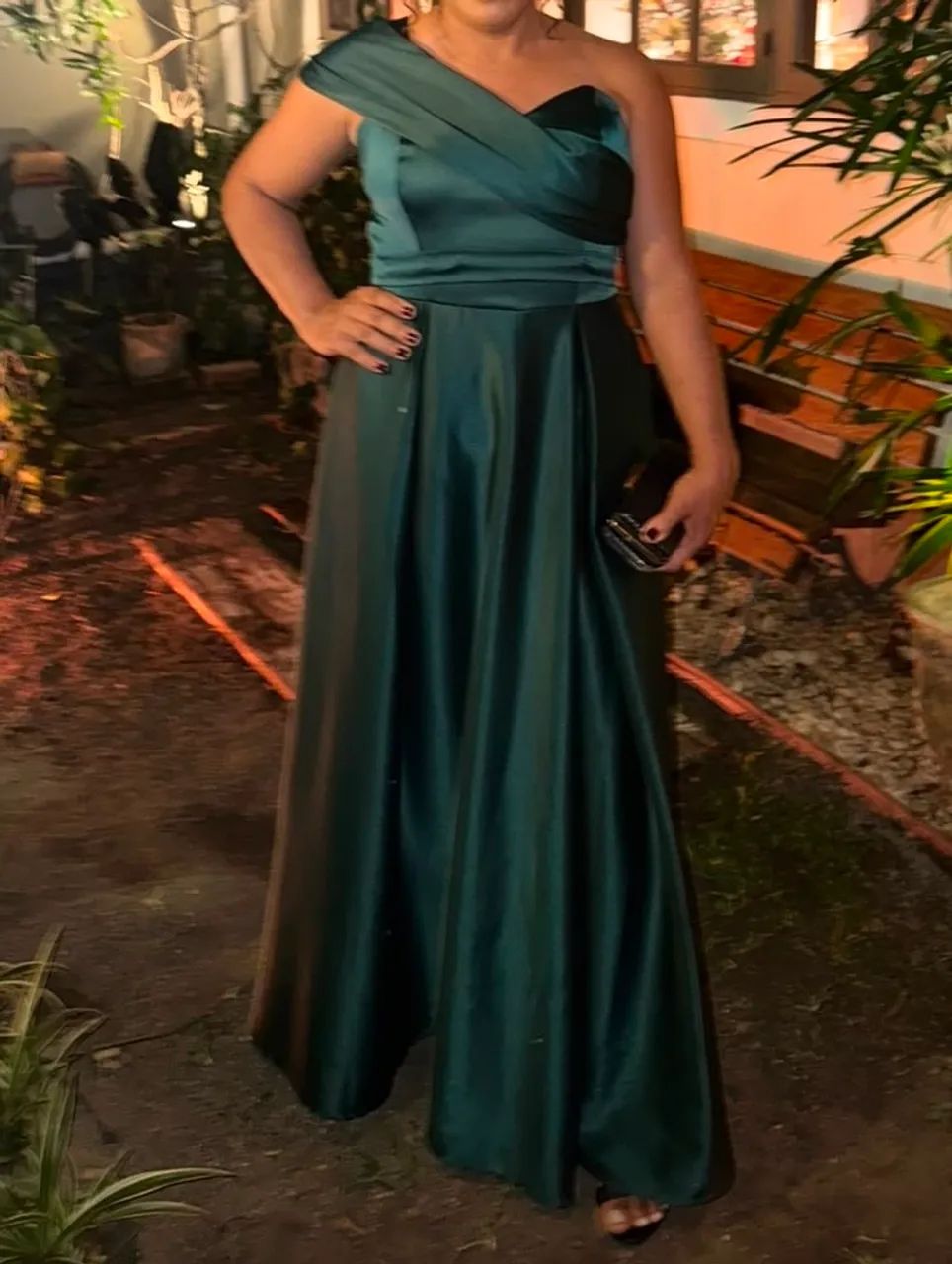 Vestido verde esmeralda 