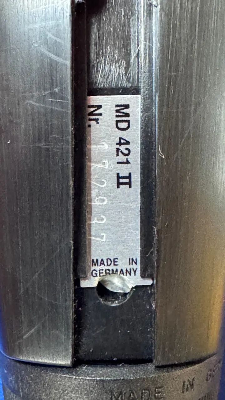 Microfone dinâmico Sennheiser MD-421II - Foto 2