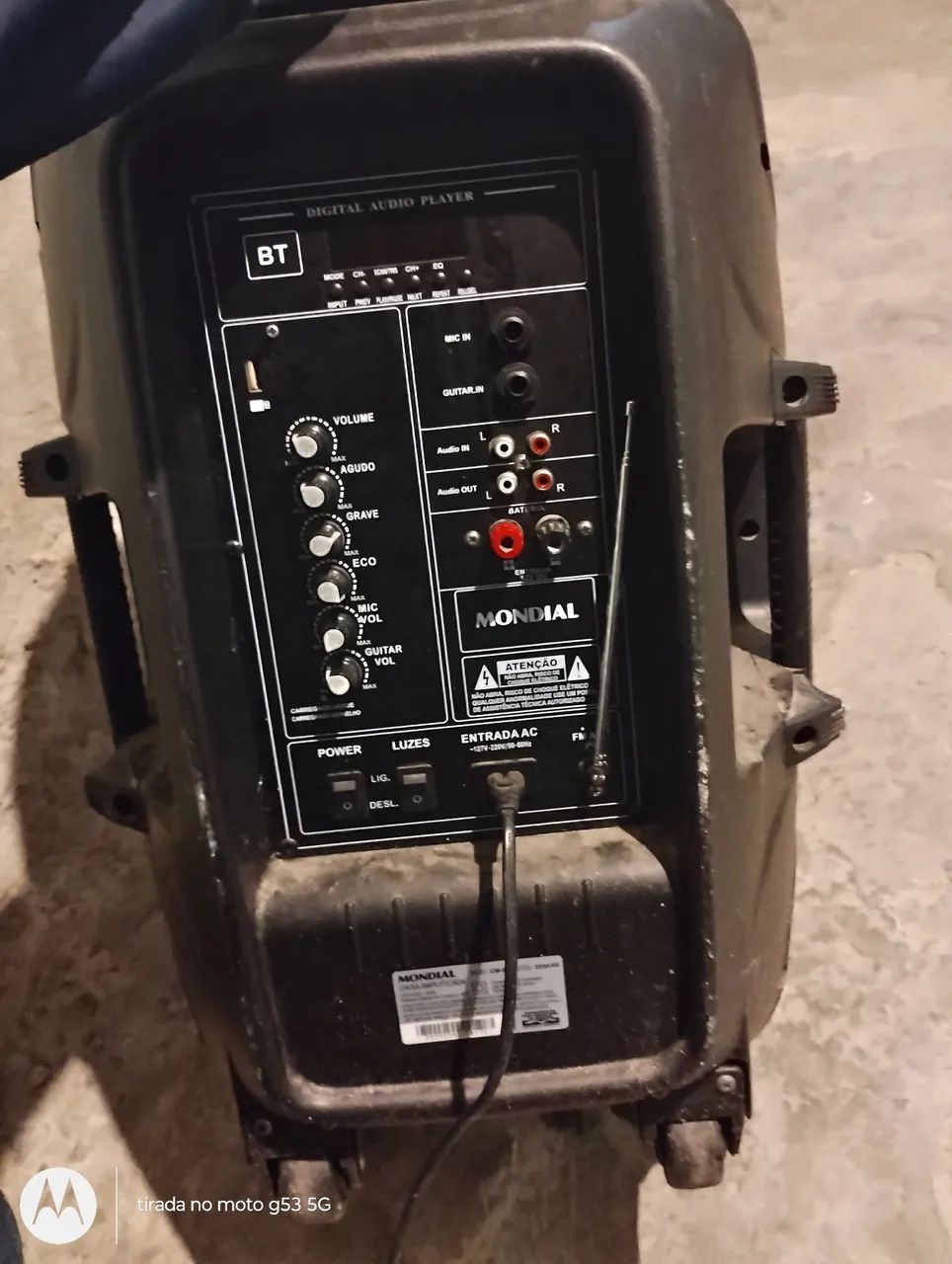 Vendo caixa de som mondial top  - Foto 3