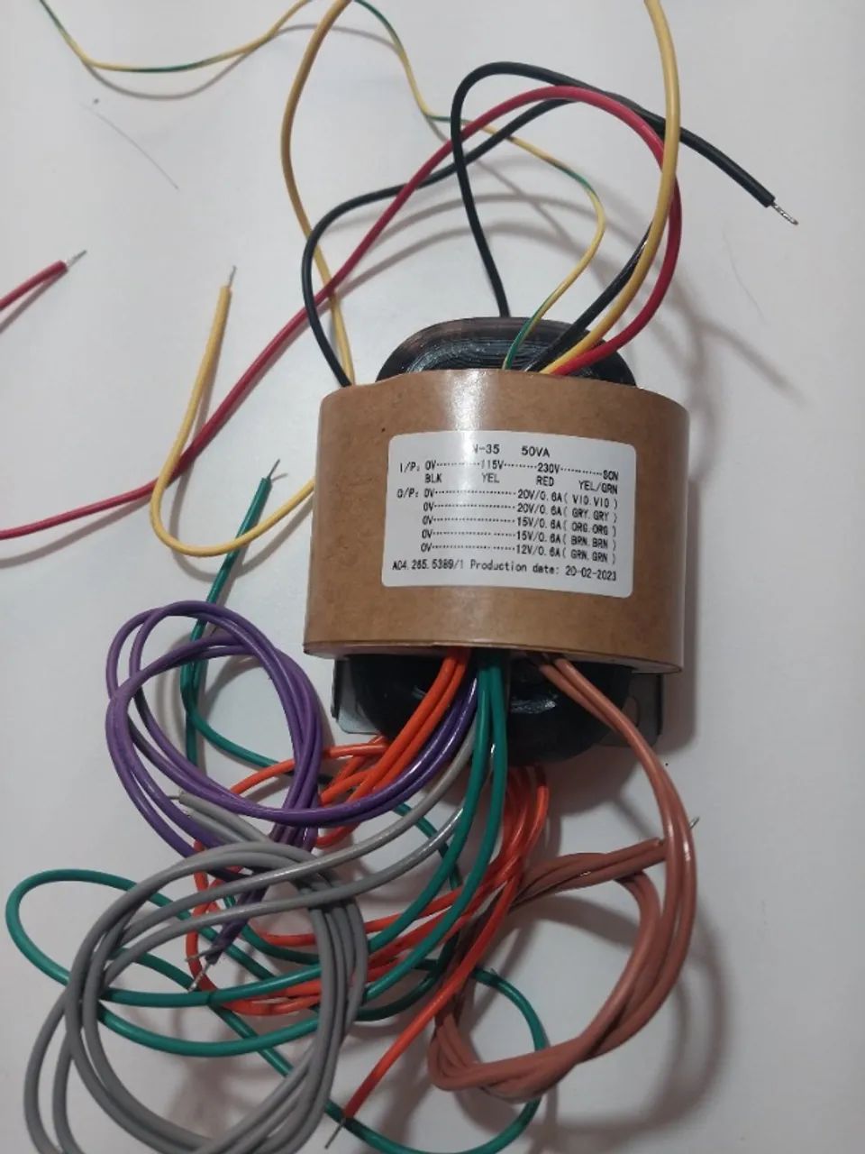 Transformador R-core 50 Va Rn-35