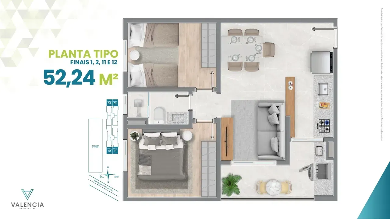 PLANTA 52m²