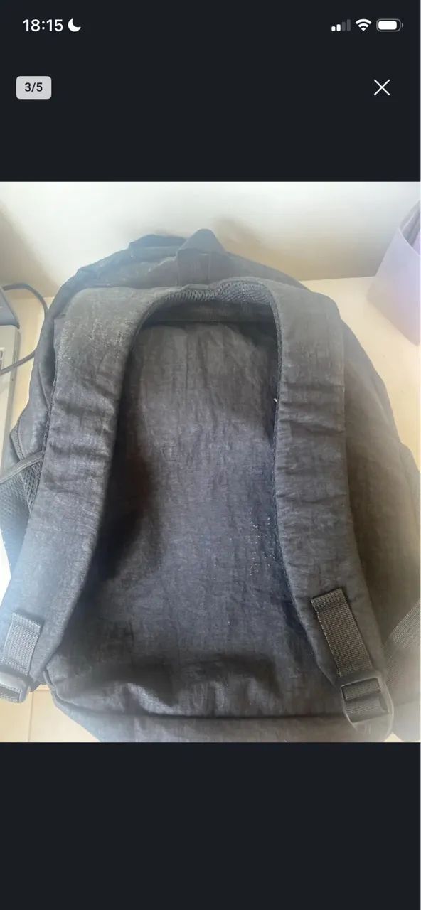 Mochila grande preta nova  - Foto 5