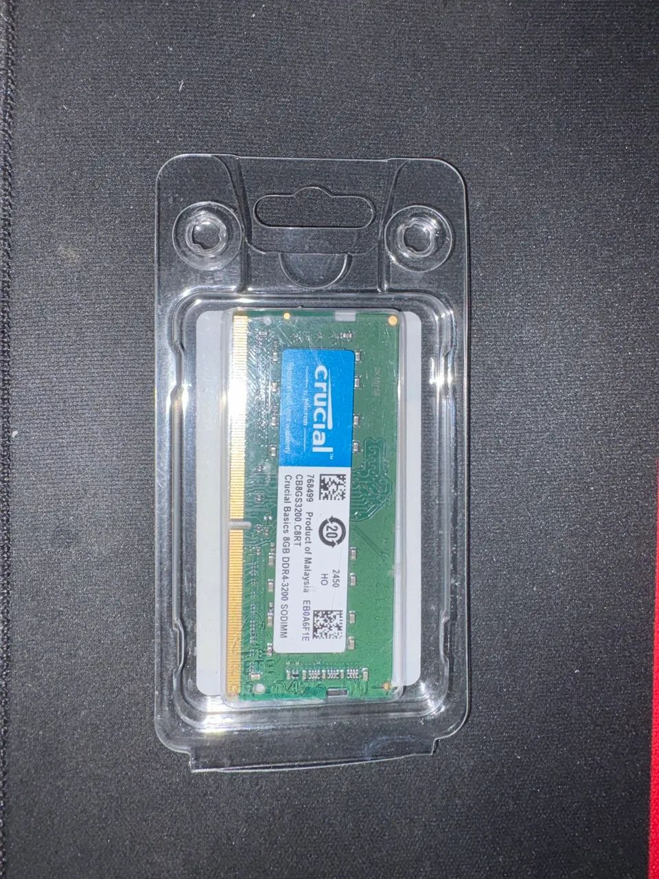 MEMÓRIA RAM DDR4 8GB NOTEBOOK - CRUCIAL - Foto 2