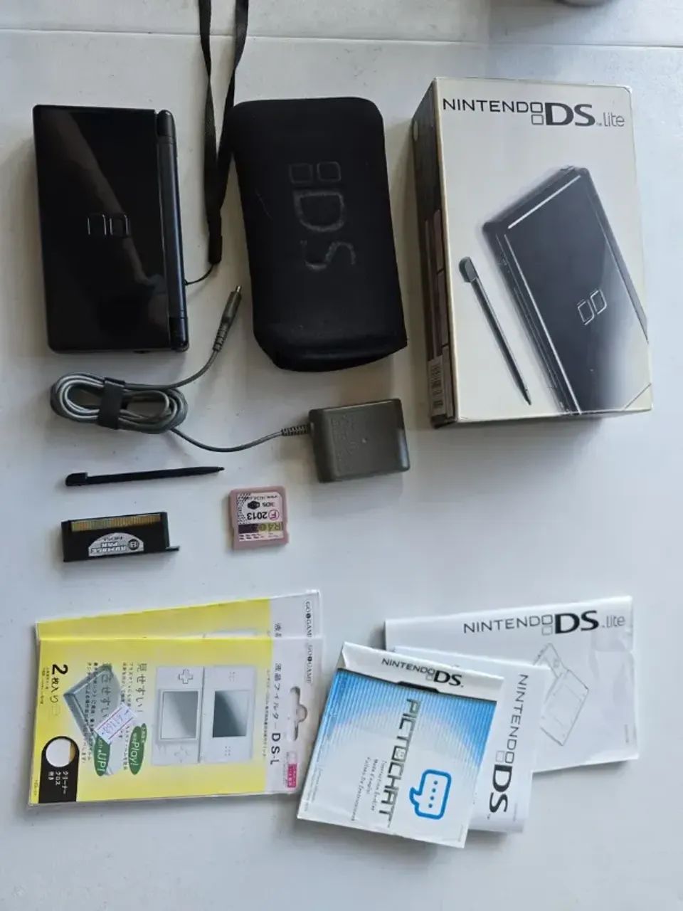 Console Nintendo Ds Lite Pto Completo Com Caixa E Acessórios - Foto 2