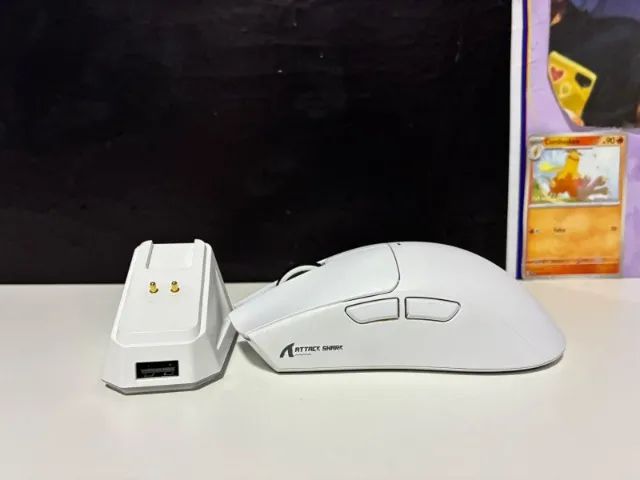 Mouse Gamer Attack Shark X11 Branco - Foto 2