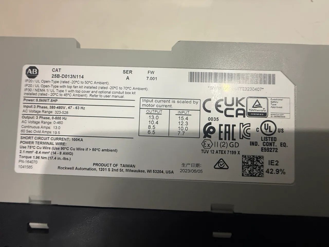 Inversor de Frequência Power Flex 5,5kW / 7,5HP  - Foto 2