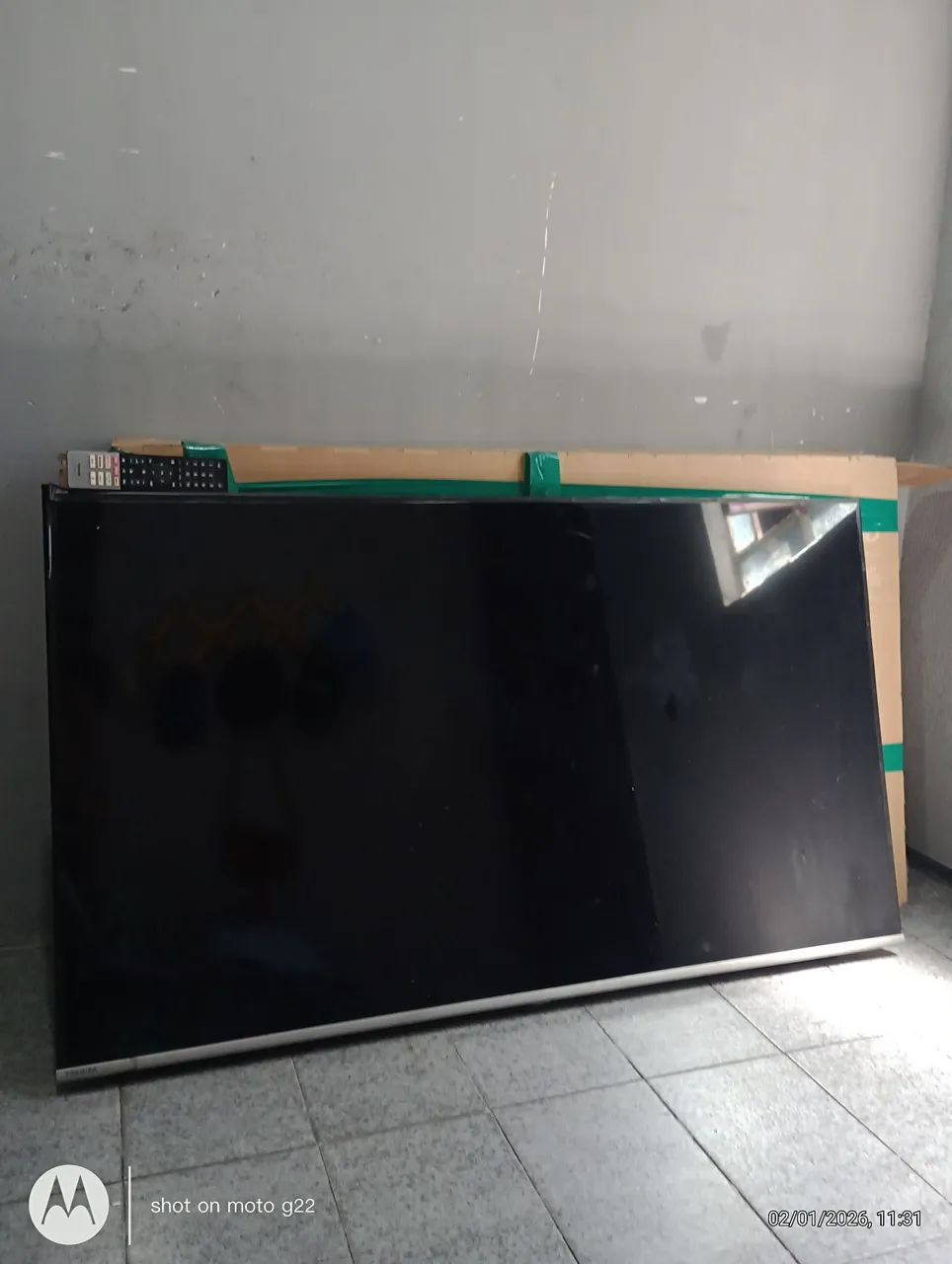 TV Toshiba 55 Polegadas 4K (LED QUEIMADO)