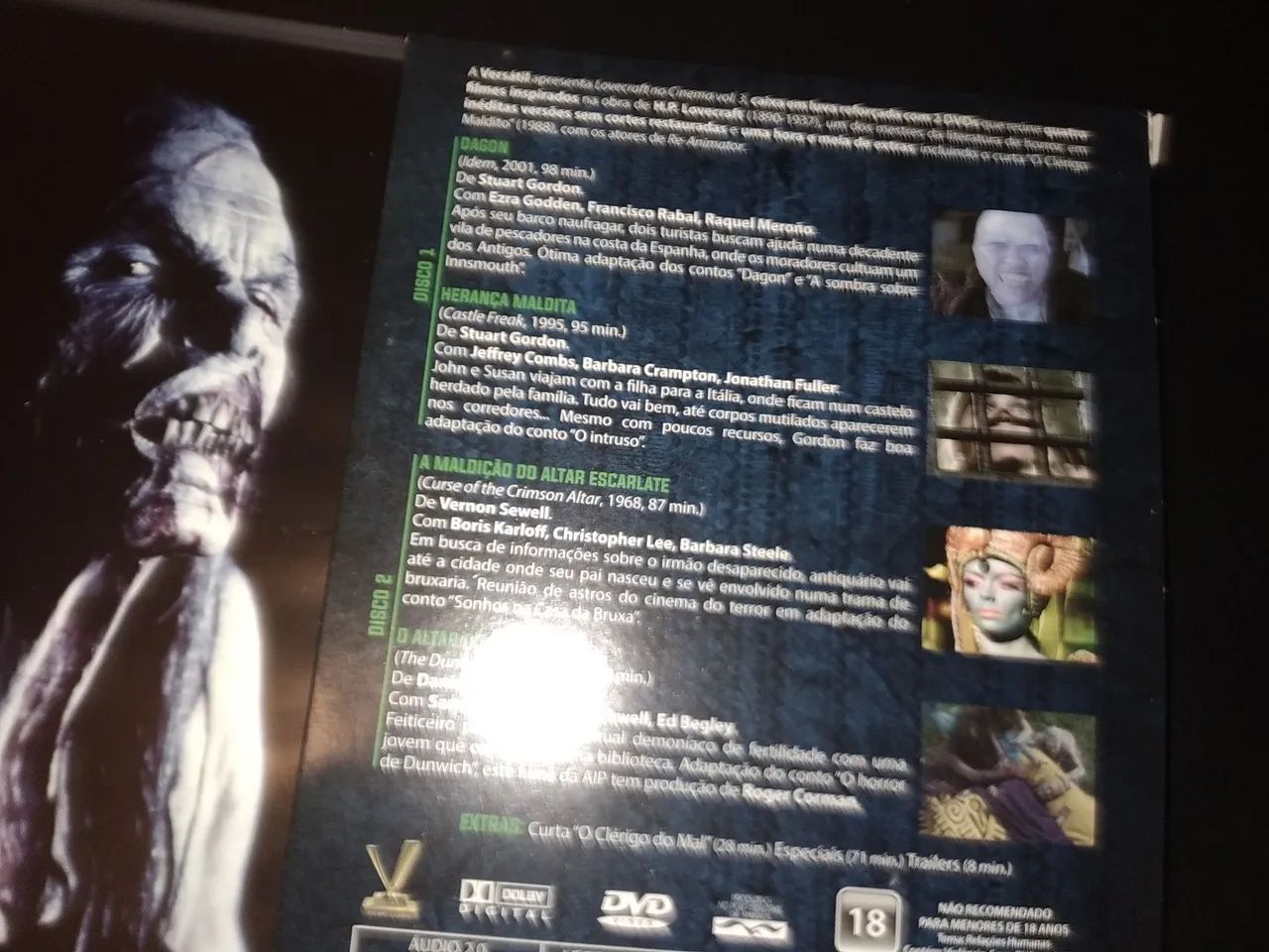 dvd Lovecraft no cinema Vol.3 - Foto 3