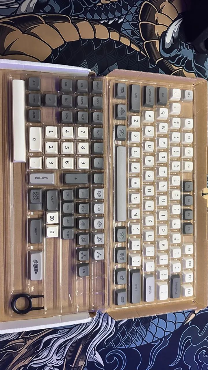126 Keycaps Teclas XDA PBT Revelation