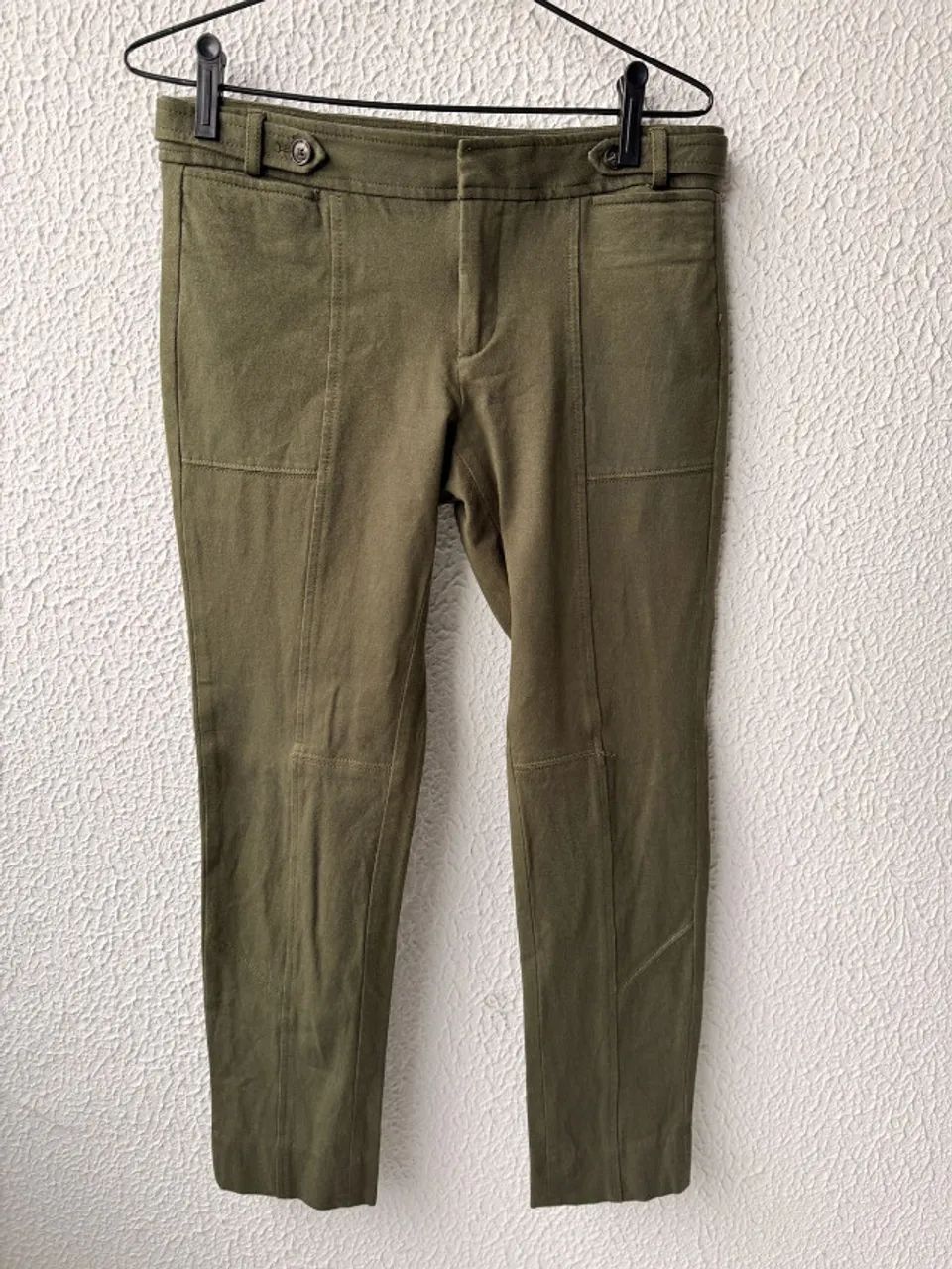 Calça Sloan, com elastano, tamanho P, feminina