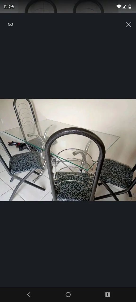 Mesa de vidro 