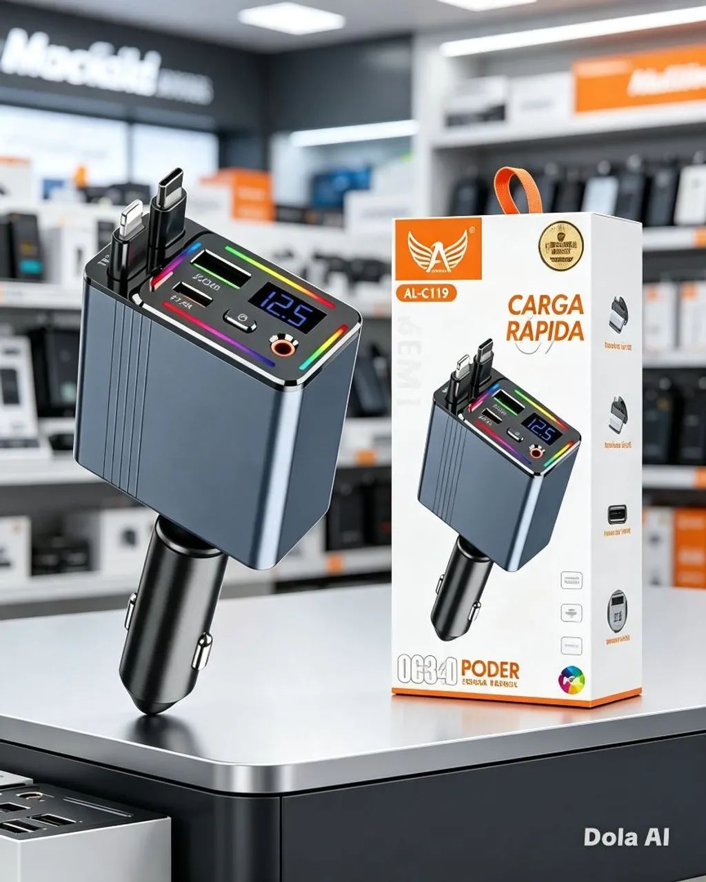 Carregador veículo carga rápida