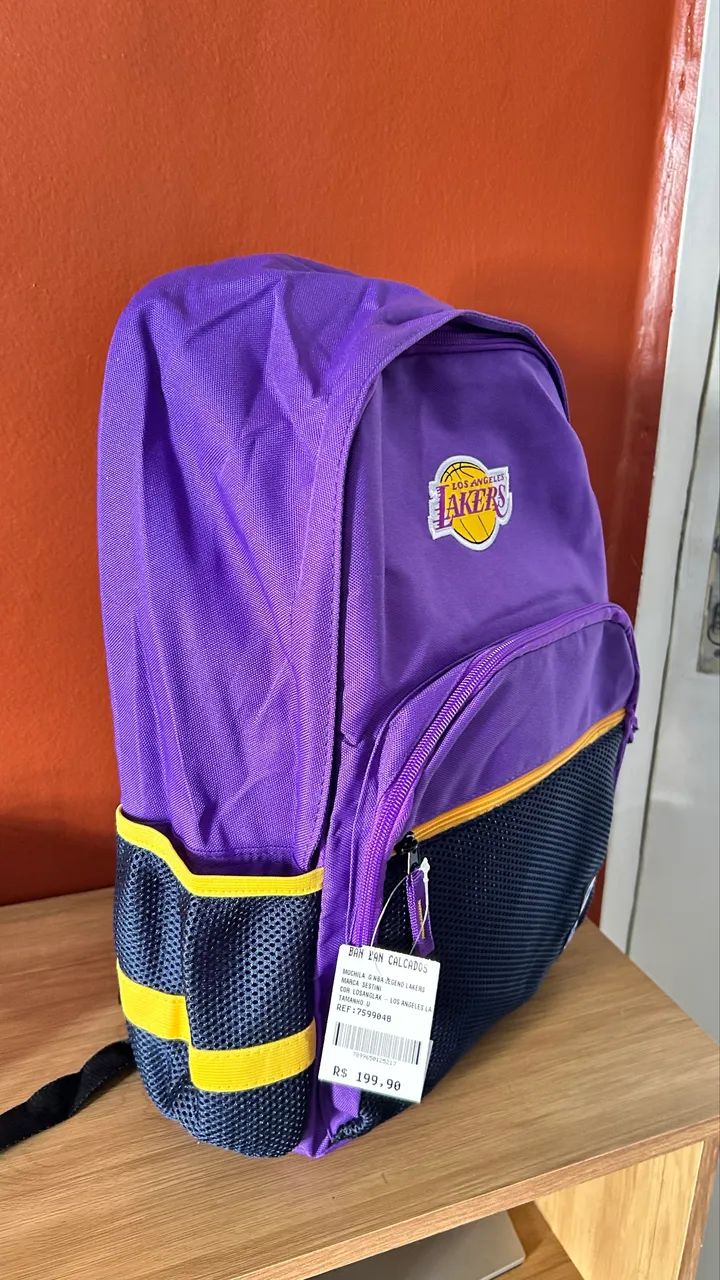 Mochila NBA Lakers Sestini - Nova - Foto 2