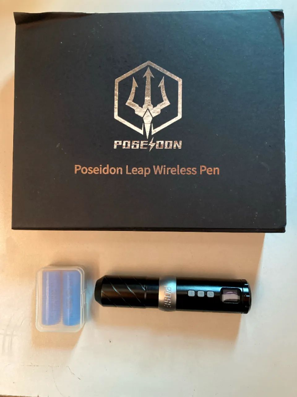 Pen Tattoo Poseidon V4 com 2 baterias - Foto 2
