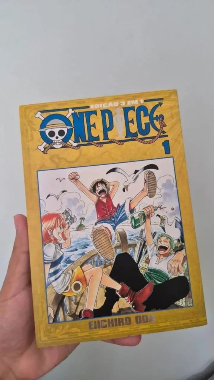 Manga de One Piece 3 em 1 
