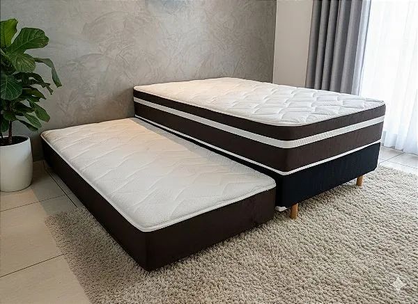 Bicama Spring Flex molas ensacadas espumas 28 ótima para pequenos quartos / entrega rapida - Foto 2