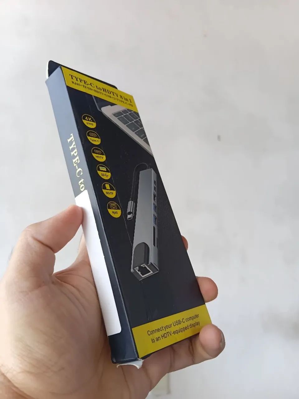 Hub Adaptador USB Tipo C com 8 Portas - Com HDMI 4K - Foto 2