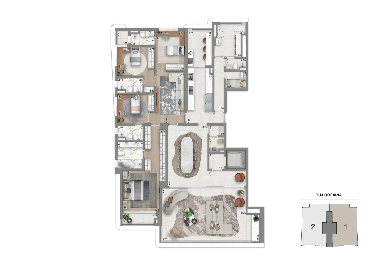 PLANTA 259m²