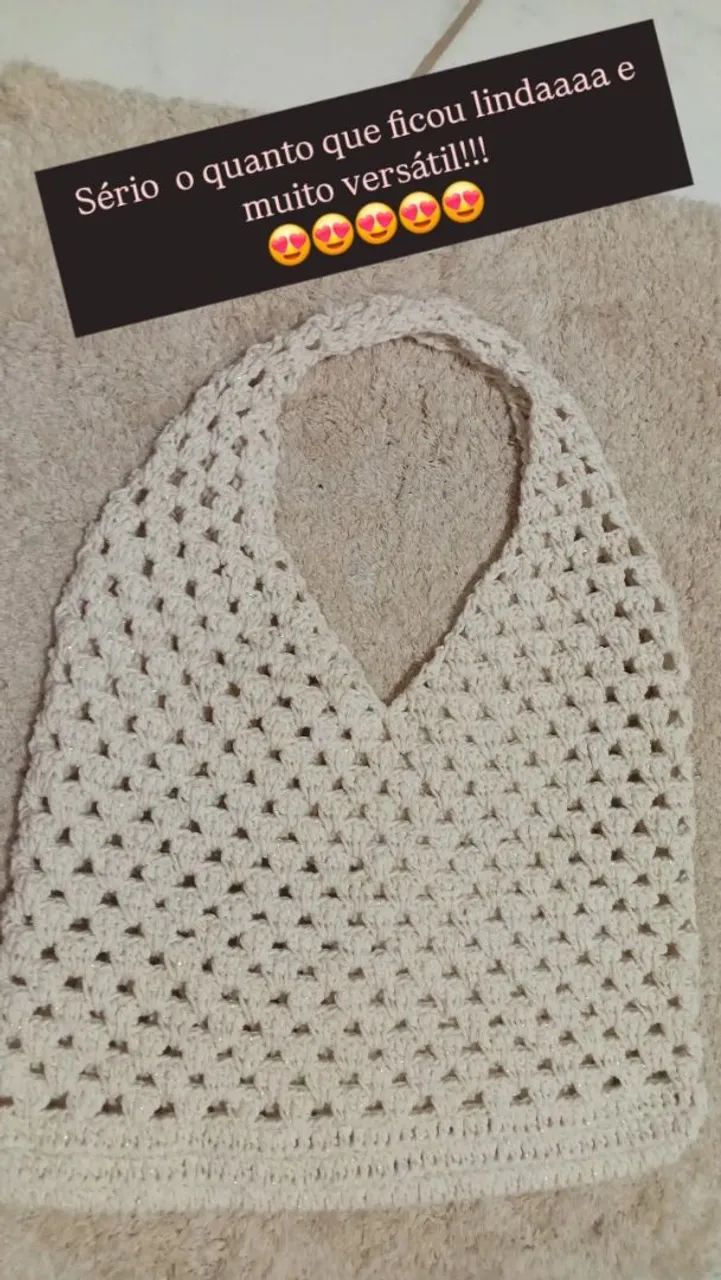 Bolsa crochê 