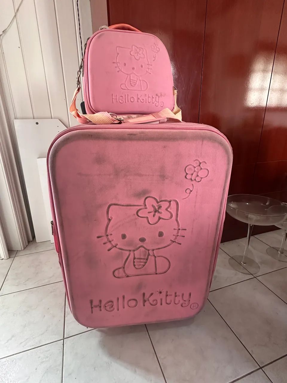 Mala grande Hello Kitty - R$ 150  Necessarie Hello kitty - R$ 80   - Foto 5