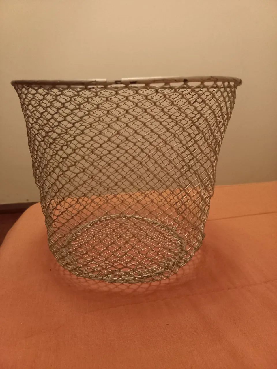 Lixeira metal prateada  - Foto 4