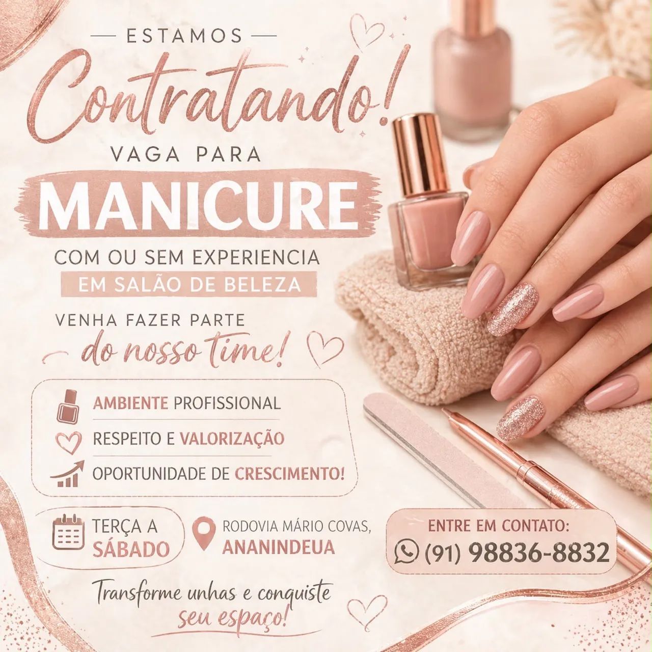 Vagas para manicures - Foto 2