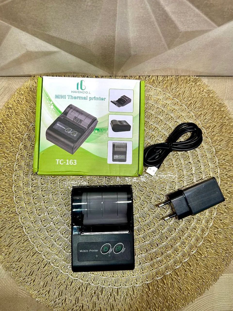 Mini Impressora Térmica Bluetooth Portátil 58mm - Foto 2