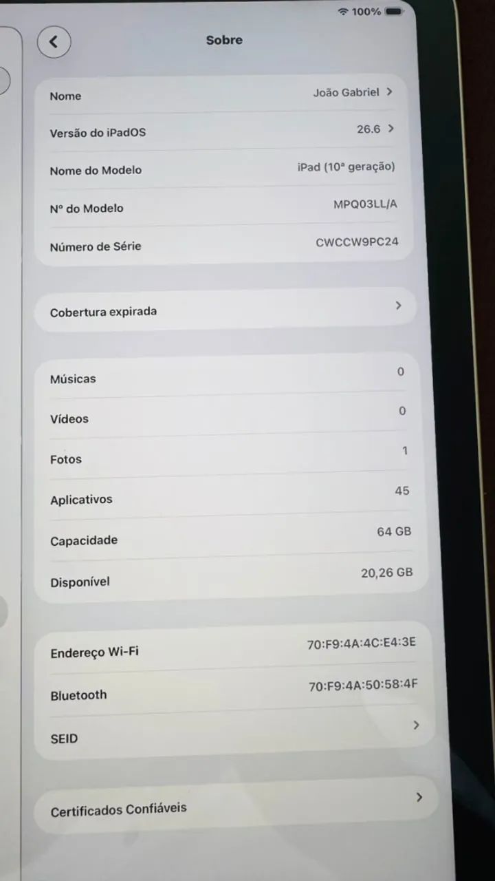 iPad 10 Apple - Seminovo - Foto 5