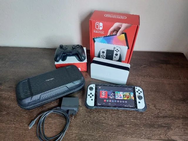Nintendo Switch OLED Completo + Acessórios