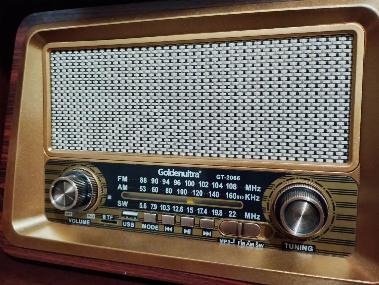 Rádio retro bluetooth am/FM/card/pendrive - Foto 4