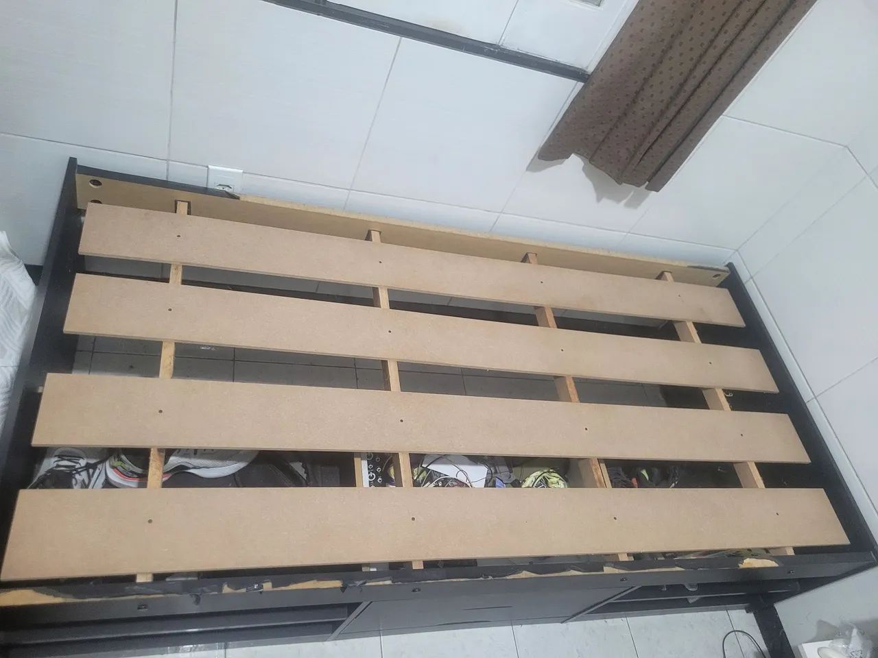 Cama Kiara Solteiro Multifuncional 4 Nichos 2 Gavetas  - Foto 2