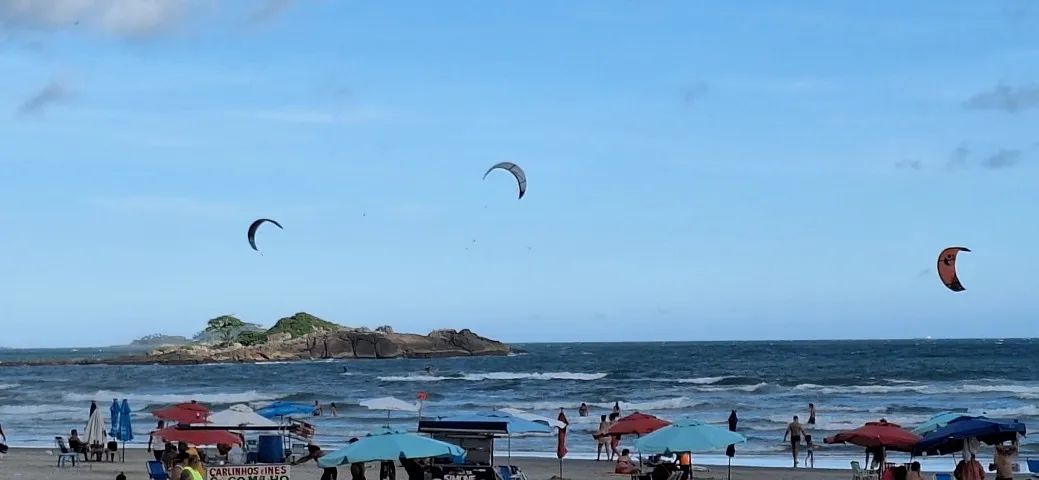 Apartamento Guarujá Pitangueiras Temporada Vista ao Mar, 4 quartos - Foto 15