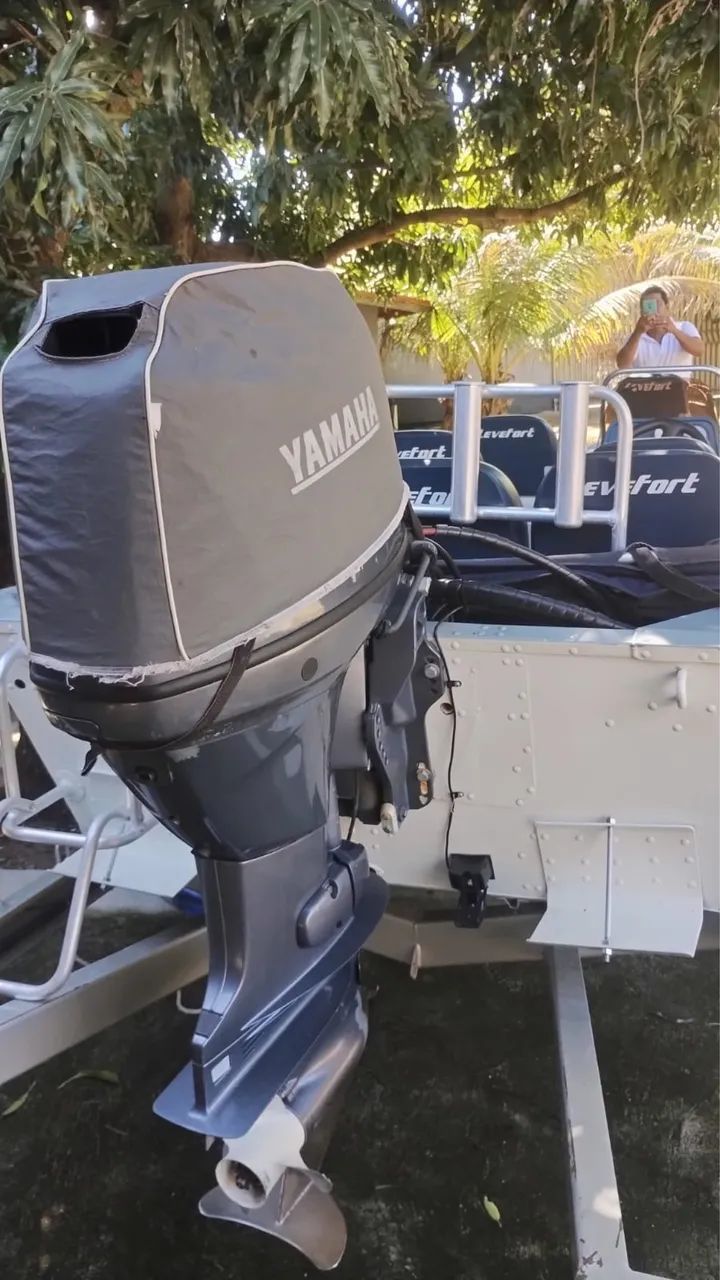 Lancha levfort apolus 600 (270 horas de uso) motor 60hp - Foto 3