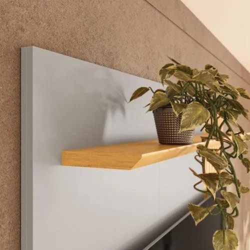 Painel para TV até 65 Polegadas Ripado com Porta Dj Cosmo 1.5 Bali Cedro<br> - Foto 4