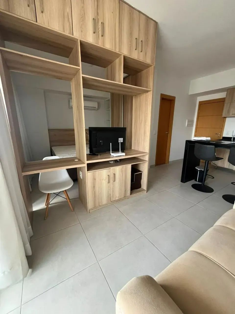 EF - ALUGO LOFT NO ED. UNIQUE STUDIO - MOBILIADO - FATIMA - Foto 3
