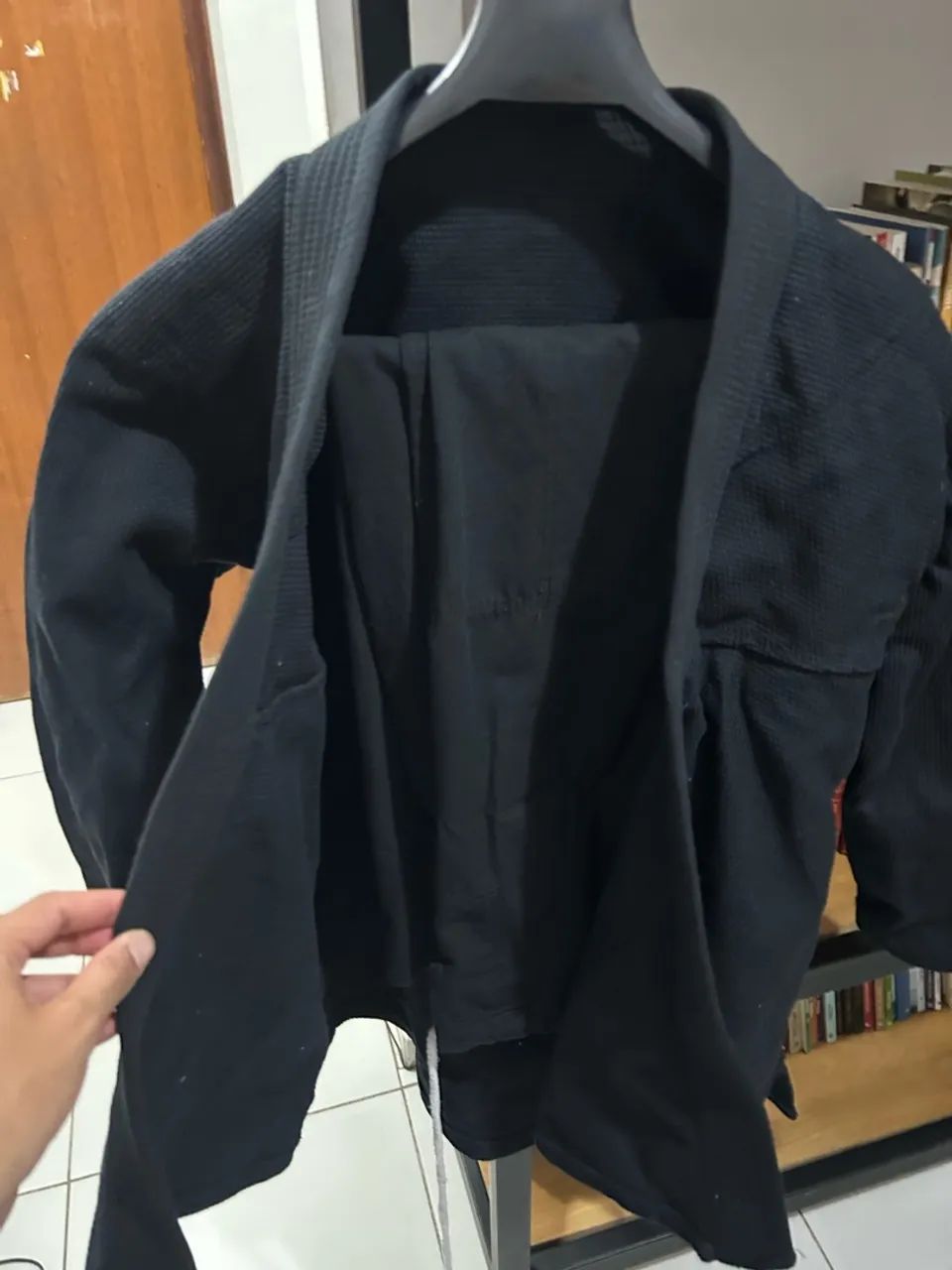 Kimono jiu-jítsu preto - Foto 3
