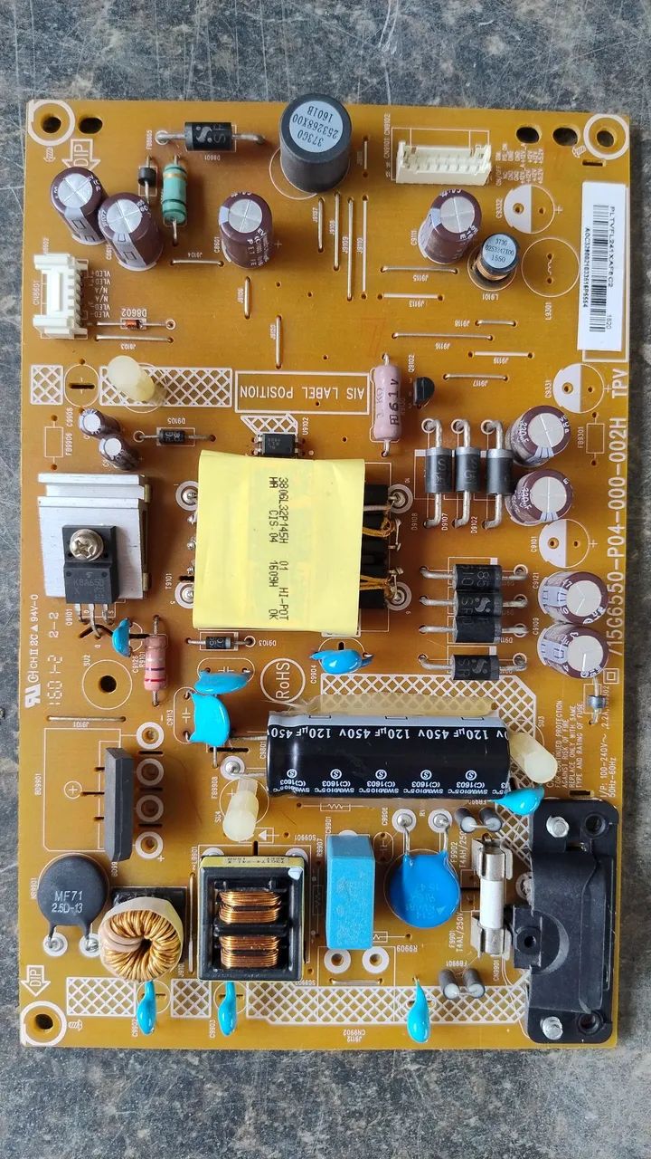 Placa fonte e placa principal Smartv AOC 32 Led TV  - Foto 2
