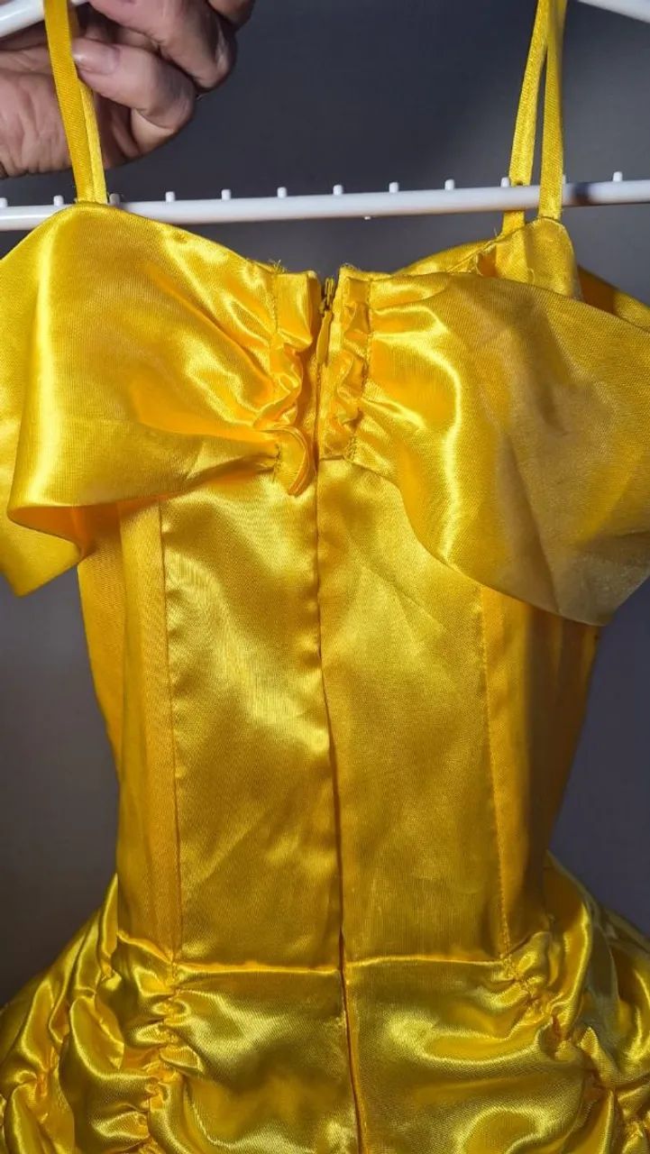 Vestido de princesa Bela e a Fera - Foto 4