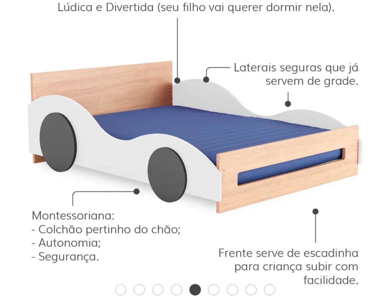 Vendo cama montessoriana casal - Foto 3