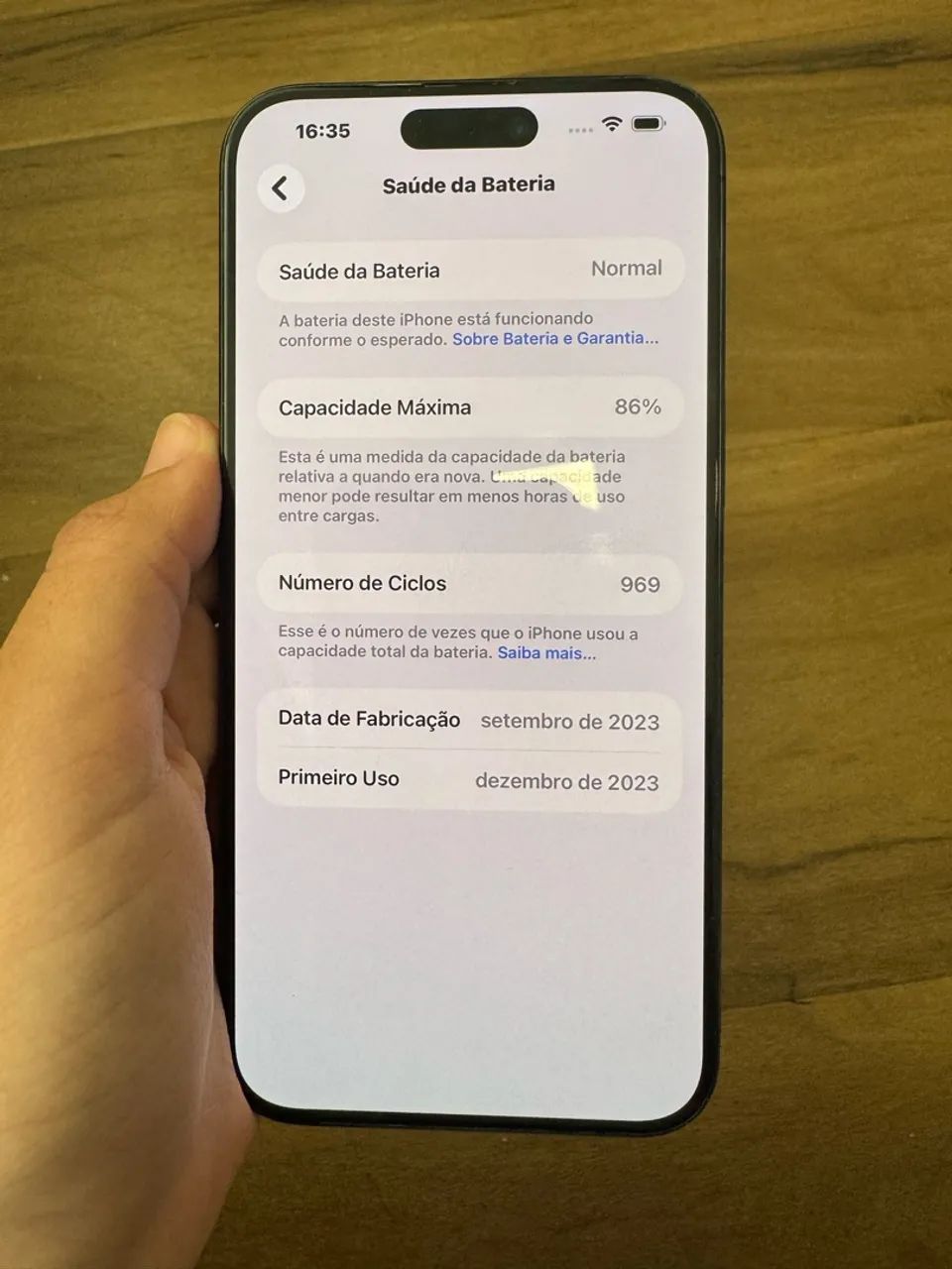 iPhone 15 Pro Max 85% semi novo - Foto 3