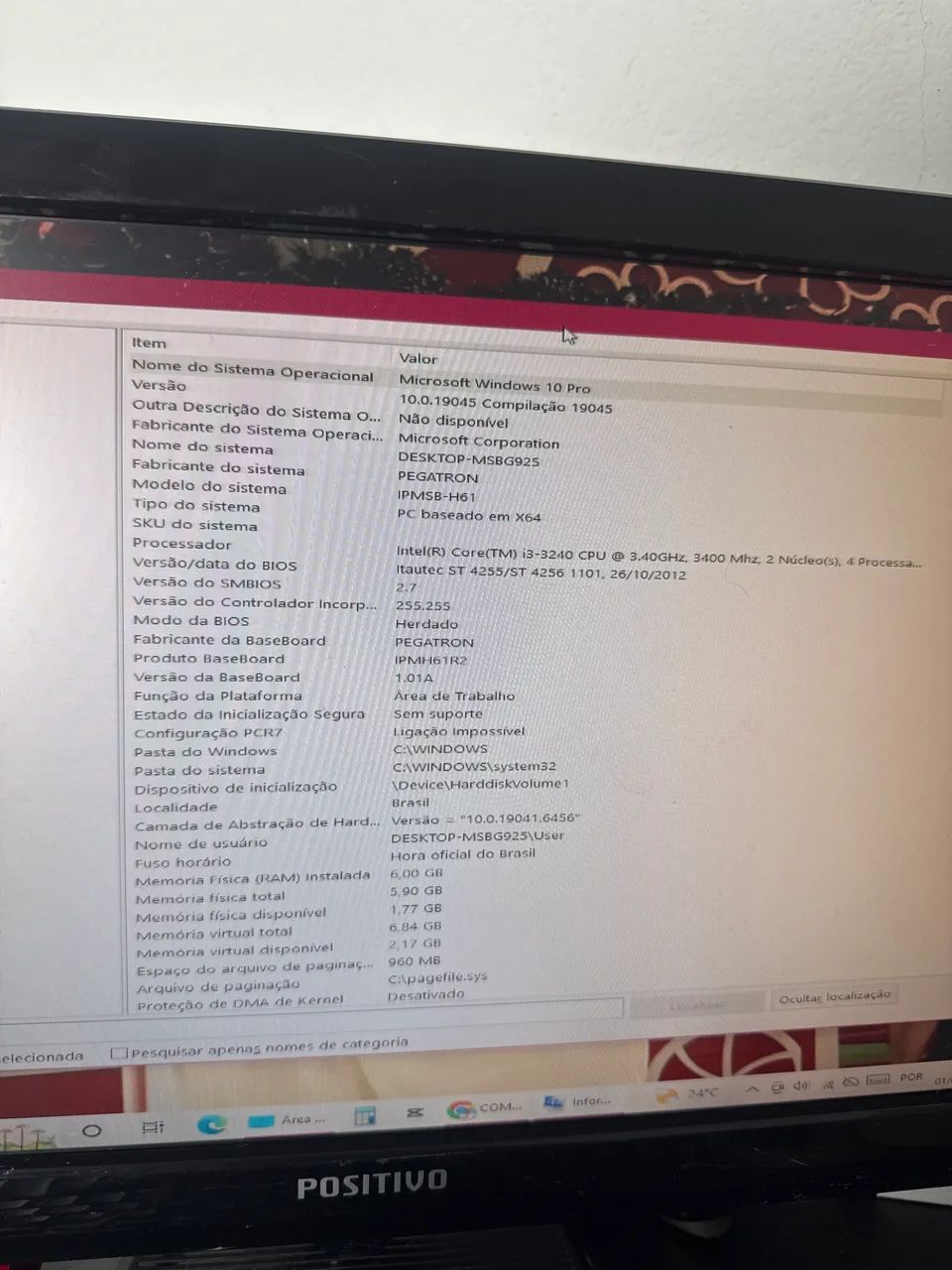 Computador desktop completo 